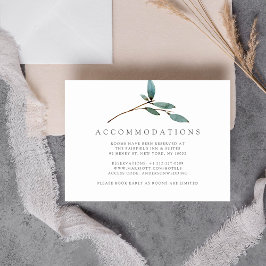 Die Botanische Bliss-Hochzeitskollektion Begleitkarte