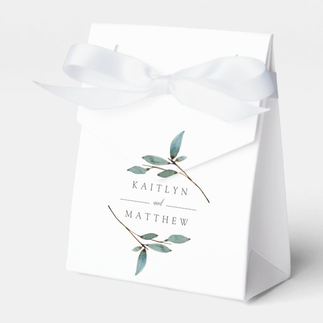 Die Botanische Bliss-Hochzeitskollektion Geschenkschachtel (Vorderseite)