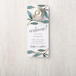 Die Botanische Bliss-Hochzeitskollektion Türanhänger