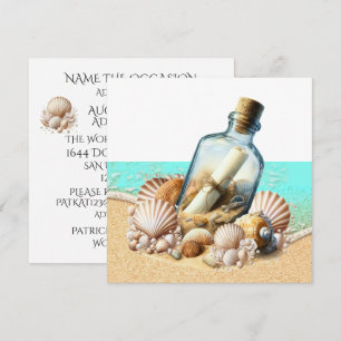 Die Botschaft in der Flasche Einladung