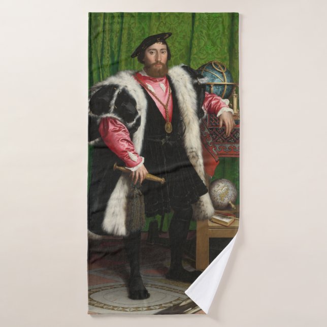 Die Botschafter, Holbein die Jüngeren Badehandtuch (Badehandtuch)