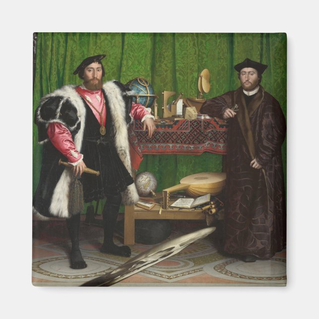 Die Botschafter, Holbein die Jüngeren Magnet (Vorne)