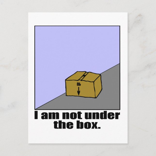 Die Box Postkarte (Vorderseite)