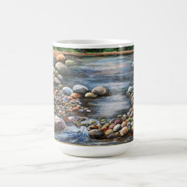 Die brachliegende, originelle, gemalte Kunst Kaffeetasse