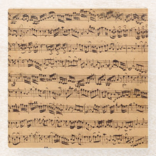 Die Brandenburger Konzerte, No.5 D-Dur, 1721 Glasuntersetzer