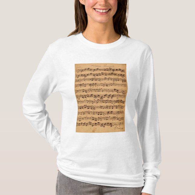 Die Brandenburger Konzerte, No.5 D-Dur, 1721 T-Shirt (Vorderseite)