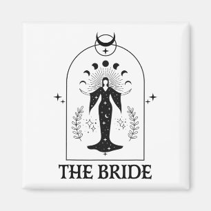 Die Braut Coven Gothic Hexe Junggesellinnenabschie Magnet