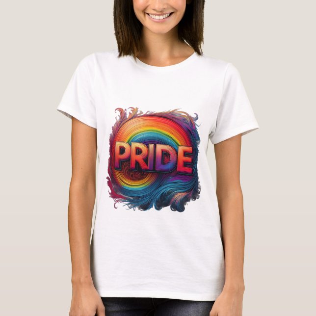 Die Braut – Ein modernes und elegantes Hochzeitshe T-Shirt (Vorderseite)