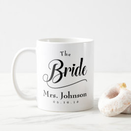 Die Braut-Frau Wedding Date Kaffeetasse