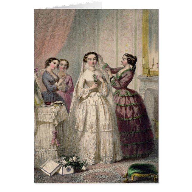 Die Braut, graviert von J. Battannier, 1852-53 (Vorne)