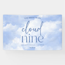 Die Braut ist auf Cloud Nine Blue Brautparty