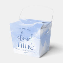 Die Braut ist auf Cloud Nine Blue Junggeselinnen-A