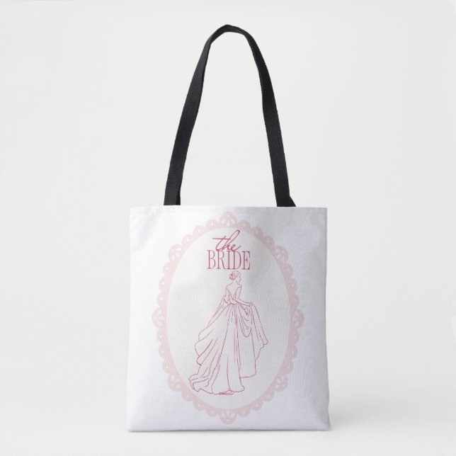 Die Braut – Spitze Junggesellinnen-Design mit Brau Tasche (Vorderseite)