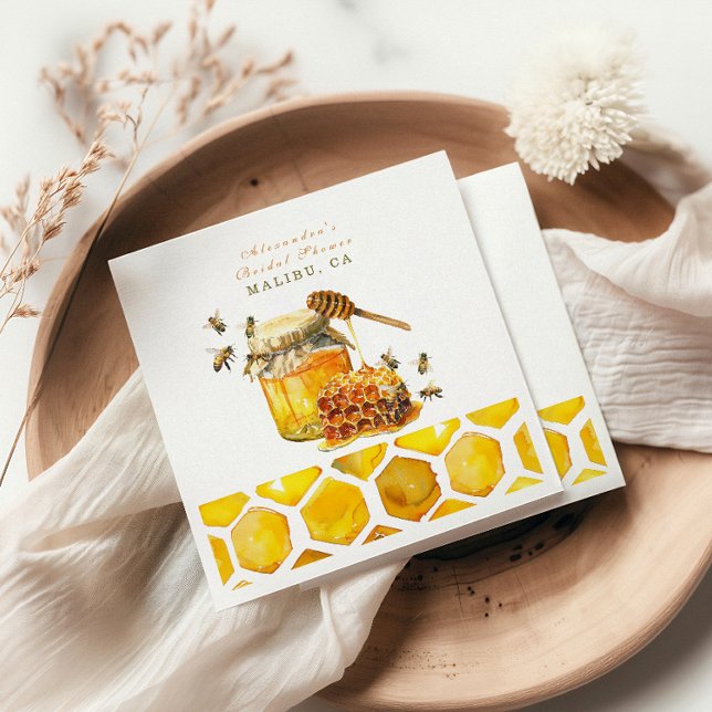 Die Braut zu Bienenwabendusche Serviette (Von Creator hochgeladen)