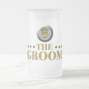 DIE BRÄUTIGAM-TASSE ROYALE MATTGLAS BIERGLAS