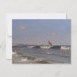 Die Brechende Welle von Dubowskoi Postkarte