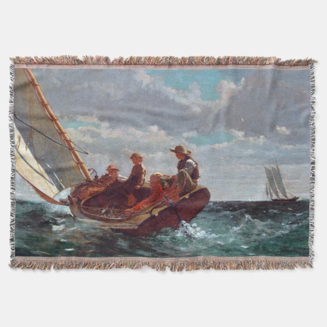 Die Breezing a Fair Wind 1876 Winslow Homer Decke (Vorderseite)