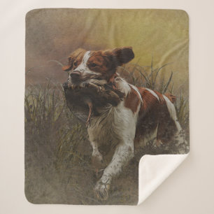Die Bretagne spaniel Keramik Tile Beverage Coas Sherpadecke