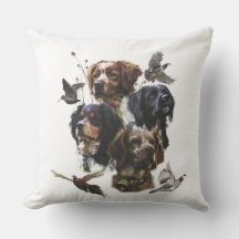 Die Bretagne-Spaniels, die Vogeljagdsaison