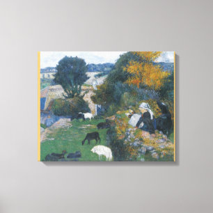 Die bretonische Hirtin von Paul Gauguin Leinwanddruck