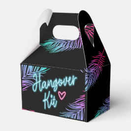 Die "Bride Blue & Pink Tropical Bach Fevor Box" Geschenkschachtel