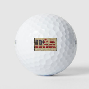 Die Briefmarke der USA Golfball