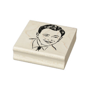 Die Briefmarke des Gesichtes macht die Briefmarke  Gummistempel