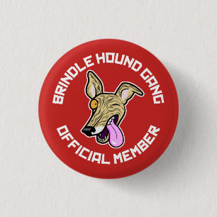 Die Brindle Jagdhund-Gruppe Button