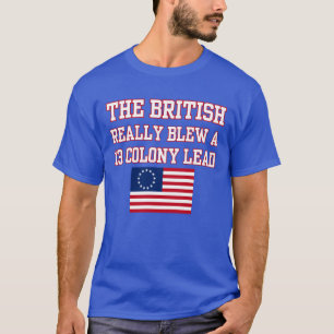 Die Briten brachten ein dreizehnköpfiges Lead T-Shirt