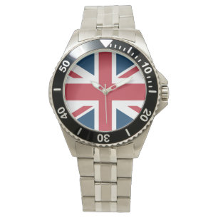 Die britische Flagge Union Jack Armbanduhr