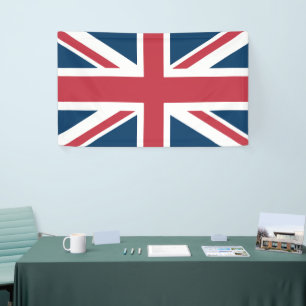Die britische Flagge Union Jack Banner