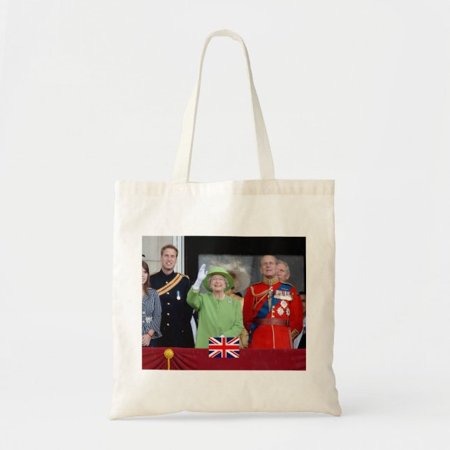 Die britische Königsfamilie Tragetasche (Vorne)
