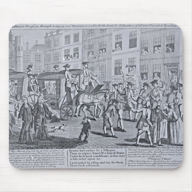 Die britische Patriot-Prozession durch Mousepad (Vorne)