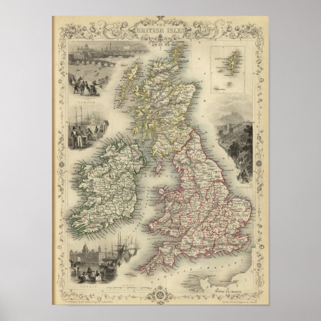 Die britischen Inseln Poster (Vorne)