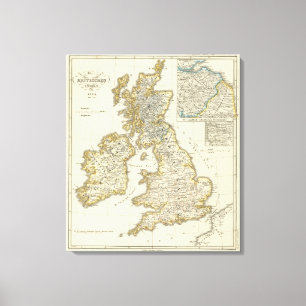 Die Britischen Inseln seit 1485 Leinwanddruck