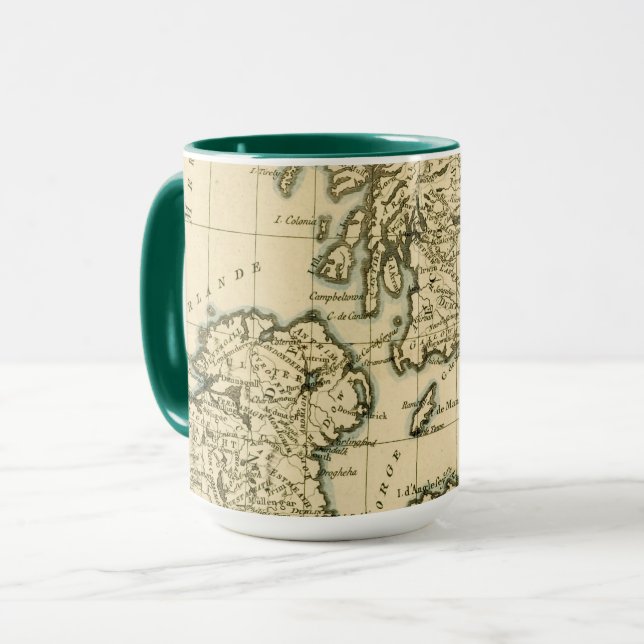 Die britischen Inseln Tasse (Vorderseite Links)