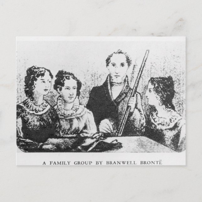 Die Bronte Familie Postkarte (Vorderseite)