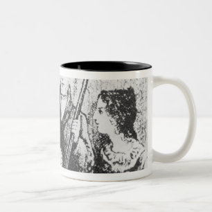 Die Bronte Familie Zweifarbige Tasse