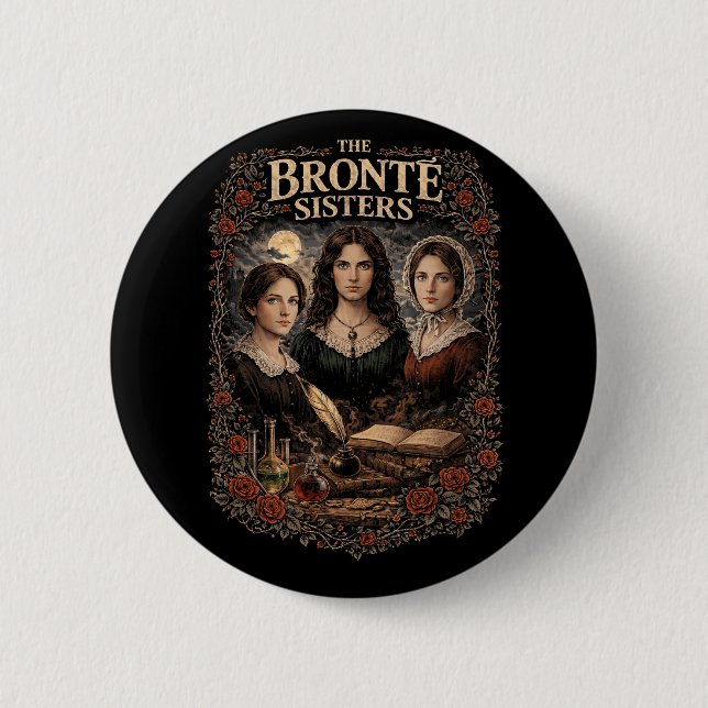 Die Brontë-Schwestern Button (Vorderseite)