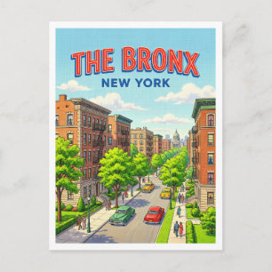 Die Bronx New York Postkarte