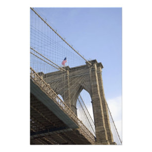 Die Brooklyn Bridge in New York City, New Fotodruck