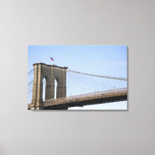 Die Brooklyn Bridge in New York City, New Leinwanddruck