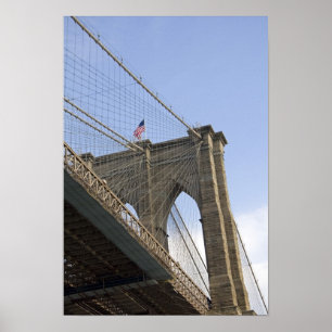 Die Brooklyn Bridge in New York City, New Poster
