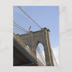 Die Brooklyn Bridge in New York City, New Postkarte