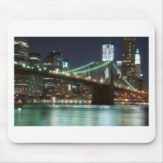 Die Brooklyn-Brücke - Farbe Mousepad