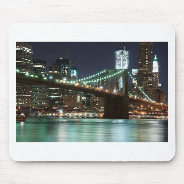 Die Brooklyn-Brücke - Farbe Mousepad (Vorne)