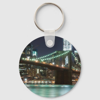 Die Brooklyn-Brücke - Farbe Schlüsselanhänger