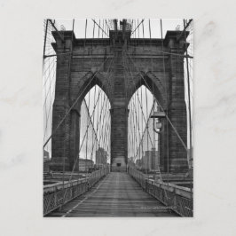 Die Brooklyn-Brücke in New York City Postkarte