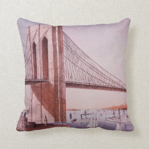 Die Brooklyn-Brücke Kissen