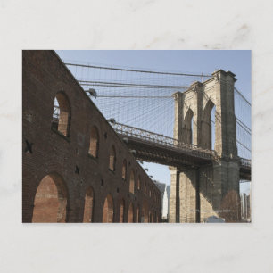 Die Brooklyn-Brücke Postkarte